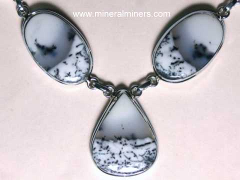 Agate Necklace: Moss Agate Necklace