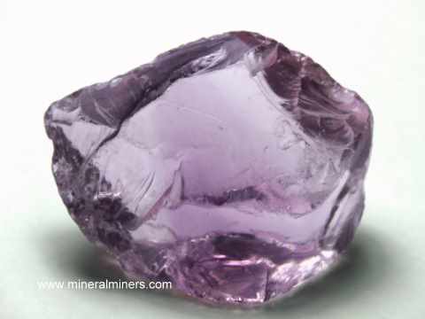 Amethyst Lapidary Rough: natural color rose de France amethyst gem rough