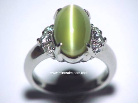 Cats Eye Chrysoberyl Rings