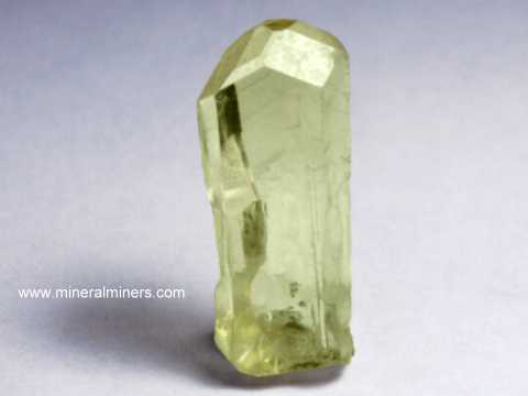 Yellow Beryl Mineral Specimens