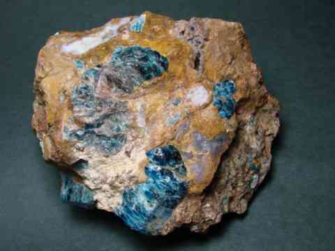 Jasper Lapidary Grade Rough with Blue Apatites