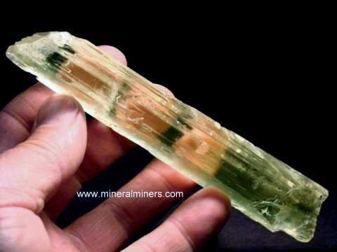 Rare quality yellow kunzite mineral specimen!