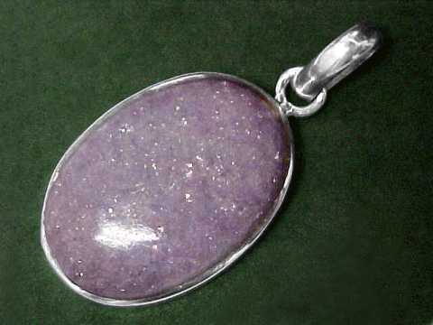 Lepidolite Jewelry: natural color lilac-lavender lepidolite mica handcrafted sterling silver jewelry