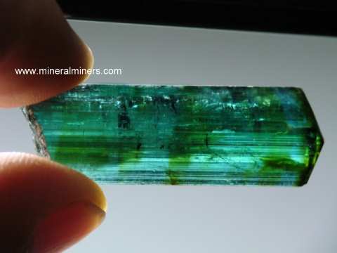 Natural Multi-Color Tourmaline Gem crystals and Lapidary Grade Rough Specimens