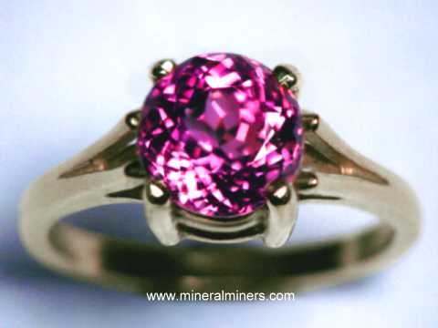 Pink Tourmaline Ring