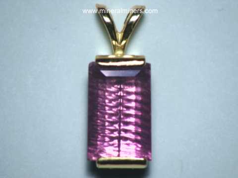 Pink Tourmaline Pendant