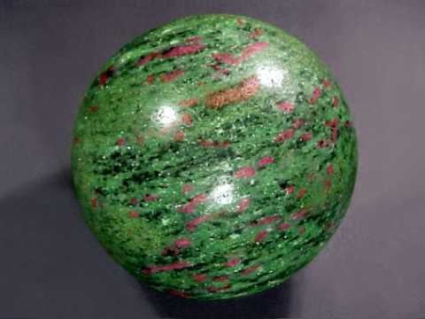 Ruby in Zoisite Spheres